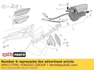 Piaggio Group AP8127599 okablowanie p?ytowe - Dół