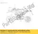 Autocollant de garde-boue avant gauche Piaggio Group 2H003115