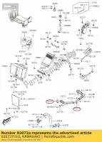 92072Y010, Kawasaki, Banda kvf300ccf kawasaki  brute force kvf 300 2012 2013 2015 2016 2017 2018 2020 2021, Novo