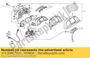 Honda 37130ML7921 assy plate, refle - La partie au fond