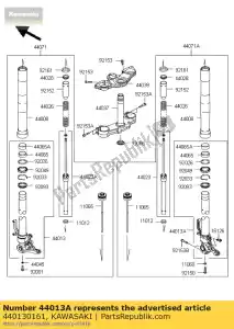 kawasaki 440130161 forcella-tubo interna, rh zx1000gbf - Il fondo