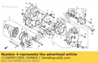 11360MZ1000, Honda, titulaire comp., l. côté honda cb 1000 1993 1994 1995 1996, Nouveau