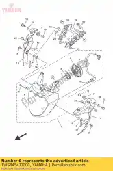 Aquí puede pedir abrazadera, cable de Yamaha , con el número de pieza 1WS8454J0000: