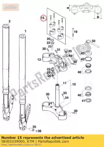 ktm 58301039000 stuursteun kit antwoord - Onderkant