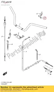 suzuki 035410616B schroef - Onderkant