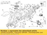 2H00019100XRC, Piaggio Group, tanque de combustible rojo aprilia rsv 1000 2013, Nuevo