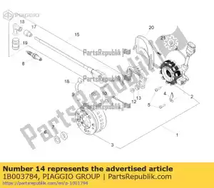 Piaggio Group 1B003784 staffa supporto bobina con i.p. - Il fondo