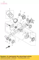 Ici, vous pouvez commander le piston (standard) auprès de Yamaha , avec le numéro de pièce 2MBE16310000: