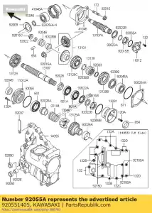 Kawasaki 920551405 ring-o, 40,2x2,4 - Onderkant