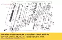 51401KZ4681, Honda, w tej chwili brak opisu honda cr 125 250 500 1992 1993, Nowy