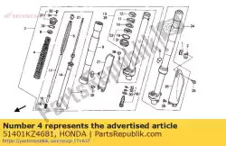 Tutaj możesz zamówić w tej chwili brak opisu od Honda , z numerem części 51401KZ4681: