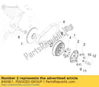 846967, Piaggio Group, contraste de rodillos aprilia gilera  gp srv zapm55103, zd4m55104, zapm55104 800 850 2007 2009 2012 2016 2017 2018 2019, Nuevo