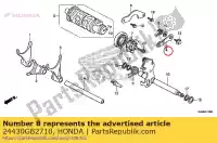 24430GB2710, Honda, stopper comp., gearshift drum honda  (l) japanese domestic / nc29-100 rvf vfr 400 750 800 1990 1994 1995 1996 1998 1999 2000 2001 2002 2003 2004 2005 2006 2007 2008 2009 2010 2011 2012 2013 2017, New