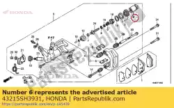 Aquí puede pedir conjunto de pistón. De Honda , con el número de pieza 43215SH3931: