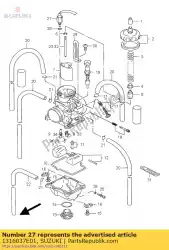 Tutaj możesz zamówić zespó? Elektromagnesu od Suzuki , z numerem części 1316037E01: