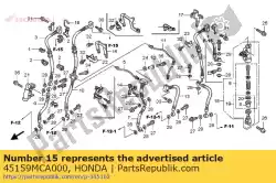 Qui puoi ordinare nessuna descrizione disponibile al momento da Honda , con numero parte 45159MCA000: