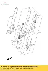 Qui puoi ordinare damper assy, ?? Fro da Suzuki , con numero parte 5110341G20: