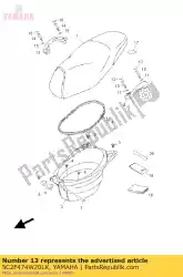 Tutaj możesz zamówić wspomaganie, chwyt 2 od Yamaha , z numerem części 5C2F474W20LK: