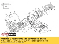 AP8158561, Aprilia, Coperchio dell'alloggiamento del filtro, Nuovo