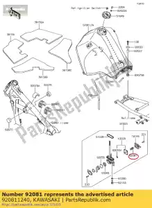 kawasaki 920811240 mola, diafragma vlv z500-b3 - Lado inferior