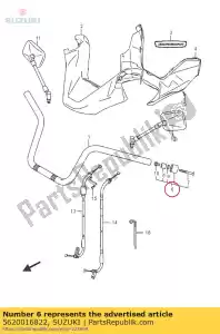 Suzuki 5620016822 ensemble d'équilibrage - La partie au fond