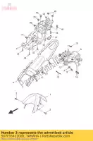 5D7F16422000, Yamaha, patta di protezione yamaha mt yzf r 125 2015 2016, Nuovo