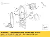 883220, Piaggio Group, Adaptateur moto-guzzi stelvio 1200 2009, Nouveau