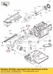 Here you can order the bolt,flanged,6x25 zx1400hgf from Kawasaki, with part number 921541849: