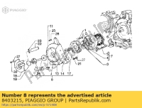 8403215, Aprilia, Coperchio del volano, Nuovo