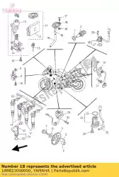 Aquí puede pedir cable, cable secundario de Yamaha , con el número de pieza 14B823090000: