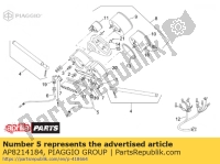 AP8214184, Aprilia, cavo contachilometri, Nuovo