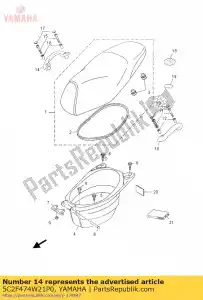 yamaha 5C2F474W21P0 assist,grip 2 - Bottom side