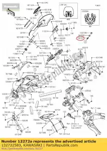 kawasaki 132722583 01 plato - Lado inferior