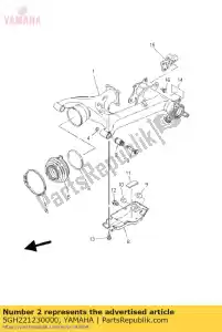 yamaha 5GH221230000 krzew 1 - Dół