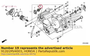 honda 91201MV4003 joint d'huile, 12x26x7 (arai) - La partie au fond