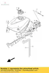 Qui puoi ordinare serbatoio completo, carburante da Suzuki , con numero parte 4410041G40YHL: