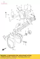 5JW843970000, Yamaha, deksel, stopcontact yamaha  ajs fjr fz vmx xj xvs yp  400 600 800 1000 1300 1700 2003 2004 2005 2006 2007 2008 2009 2010 2011 2012 2013 2014 2015 2016 2017, Nieuw