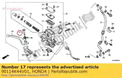 Aqui você pode pedir o parafuso, alavanca de manivela em Honda , com o número da peça 90114K44V01: