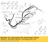 640025, Piaggio Group, headlight cable assembly vespa gt gtv rp8m45723, rp8m45724 rp8md3102 zapm45201 zapma3302 zapma3602, zapma362, zapma361 zapma39l zapma39m zapmd3102 125 250 300 2006 2007 2010 2016 2017 2019 2020 2021 2022, New