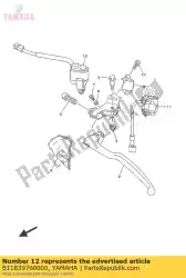 Aqui você pode pedir o interruptor, alça 1 em Yamaha , com o número da peça B11839760000:
