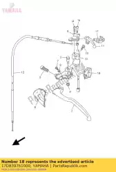 Here you can order the stay, clutch cable from Honda, with part number 41715HP5600: