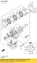 Here you can order the spring,rr brake from Suzuki, with part number 6448431G00: