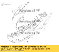 6574660087, Piaggio Group, fairing.lh. aprilia piaggio  lbmc50100, lbmc50101 lbmc50200, lbmc50201 lbmm70100 sr sr motard typhoon zapc506b zapm707e zd4cs5,  50 125 2010 2011 2012 2013 2016 2017 2018 2019 2020 2021 2022, New