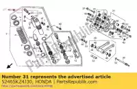 52465KZ4J30, Honda, Braccio sub assy., cuscino honda cr  r cr125r 125 , Nuovo