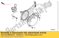 Ici, vous pouvez commander le poulie comp., recul auprès de Honda , avec le numéro de pièce 28430HN8000: