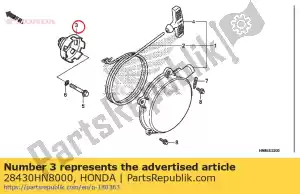 Honda 28430HN8000 poulie comp., recul - La partie au fond