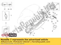 AP8201539, Piaggio Group, Abrazadera de la manguera     , Nuevo