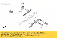 24705MCA000, Honda, pedal comp., gear change honda gl goldwing a  gold wing deluxe abs 8a gl1800a gl1800 airbag 1800 , New