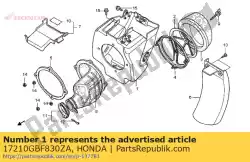 Aqui você pode pedir o carcaça do filtro de ar * nh22 em Honda , com o número da peça 17210GBF830ZA: