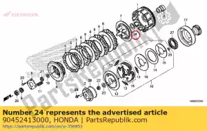 Honda 90452413000 rondelle, poussée, 20mm - La partie au fond